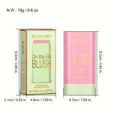 Multifunctional Blush Stick Cream - Silky Blush Rouge Red Pink