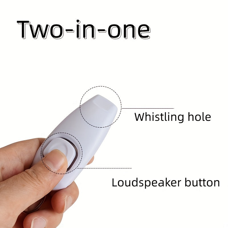 2 in 1 Dog Training Clicker & Whistle Keychain