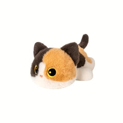 Furry Cat Plush Toy Soft Stuffed Animal Kitten Doll for Holidays & Birthdays