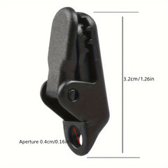 15pcs Windproof Tent Awning Clamps With Carabiner Hook for Outdoor Camping