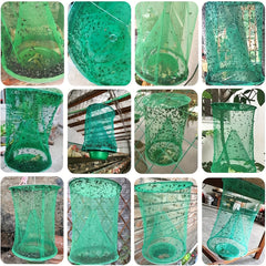 4pcs Outdoor Hanging Ranch Fly Traps Reusable Fly Killer Cage