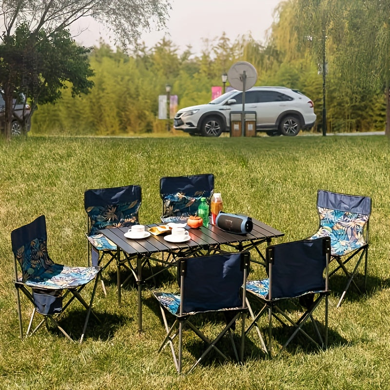 Outdoor Folding Table Portable Roll up Table For Picnic BBQ