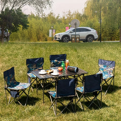 Outdoor Folding Table Portable Roll up Table For Picnic BBQ