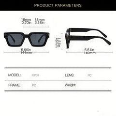 Retro Square Sunglasses Women Classic Vintage Sun Glasses
