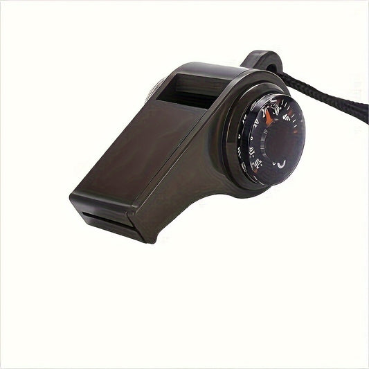 3 In 1 Survival Whistle with Thermometer Compass for Camping Hiking