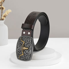 Western Cowboy Vintage Leather Belt