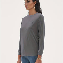 Casual Long Sleeve Sports T-shirt Women's Activewear