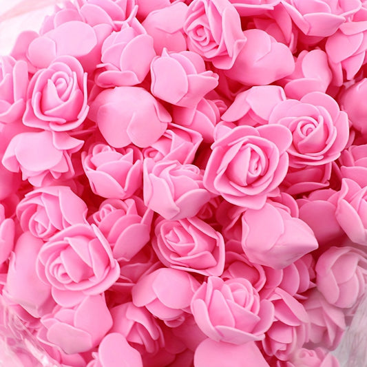500pcs Mini PE Foam Rose Flowers Artificial DIY Wedding Party Gift