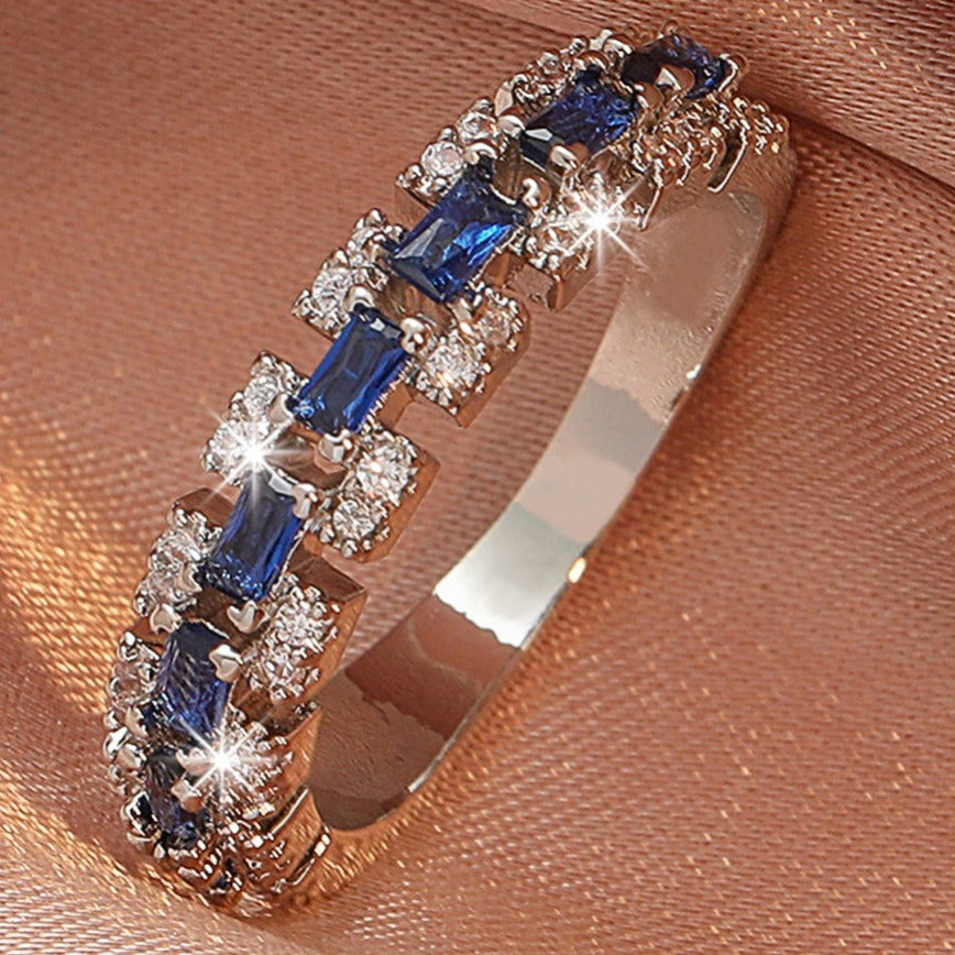 CZ Finger Ring For Women Bride Wedding Party Gift