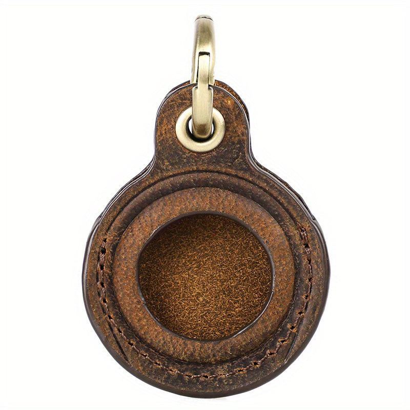 AirTag Protective Case Pet Anti-lost Keychain Tracker Leather Case