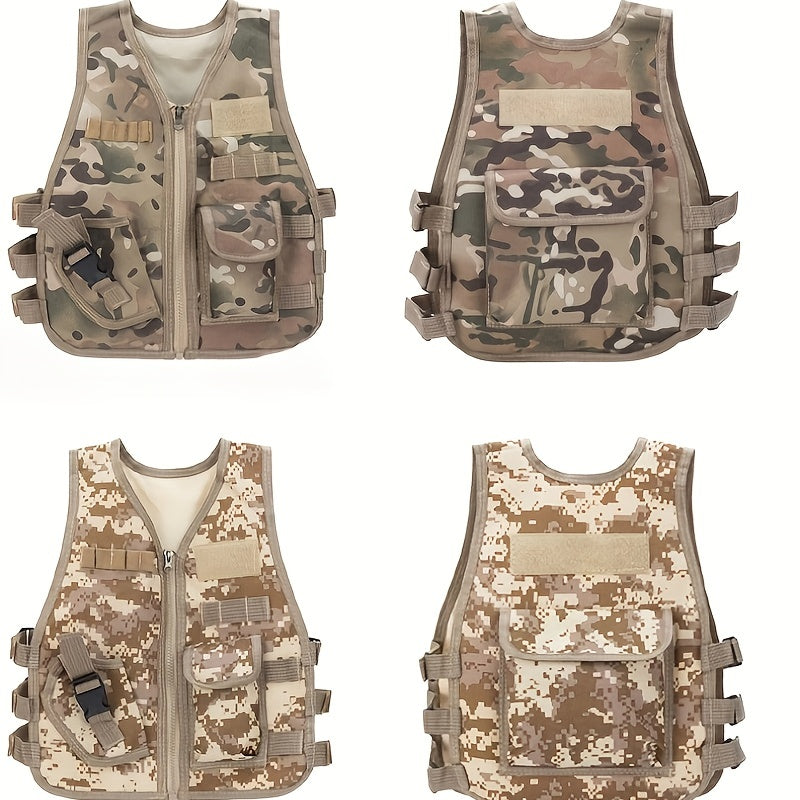 Adjustable Lightweight Training Vest for Outdoor Activities