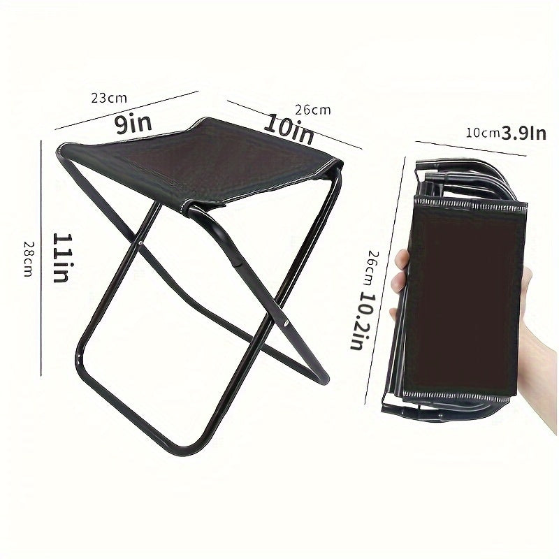 Portable Folding Camping Stool with Carry Bag