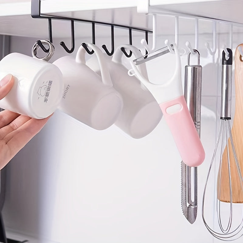 Bathroom Cabinet Storage Hangers Multifunctional Hook Rack Nail Cup Holder