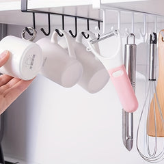Bathroom Cabinet Storage Hangers Multifunctional Hook Rack Nail Cup Holder