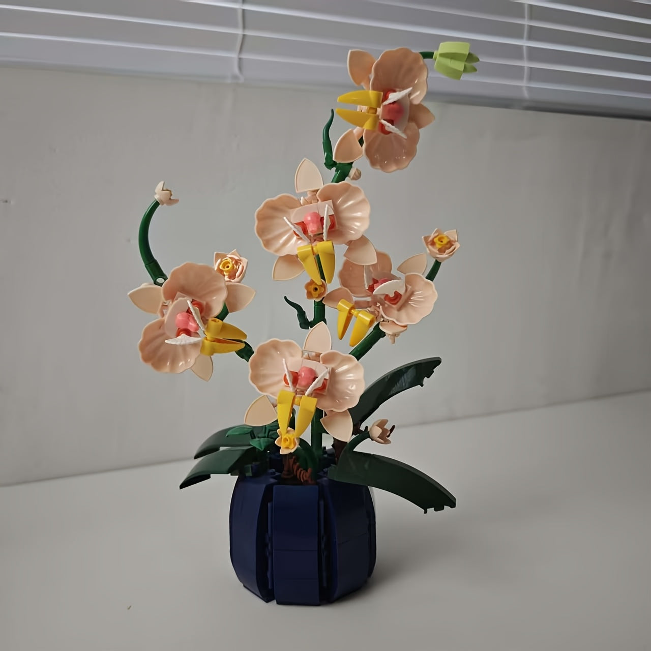 DIY Artificial Orchid Bouquet Kit ABS Plastic Material
