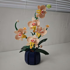 DIY Artificial Orchid Bouquet Kit ABS Plastic Material