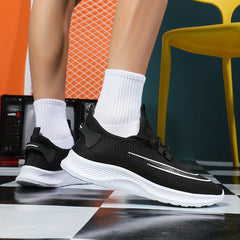 Men's Lace Up Sneakers Casual Outdoor Mesh Shoes