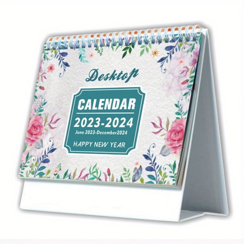 20x20 Years Fresh Fancy Style English Desk Calendar with National Holiday Markin
