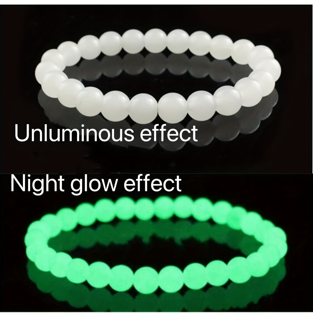 Green Luminous Beads Hand String Fluorescent Stone
