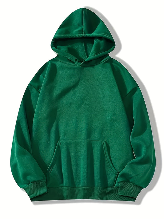 Women's Casual Solid Long Sleeve Pullover Hoodie Sweatshirt