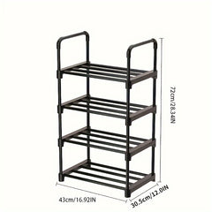 4 Layer Shoes Rack Storage Organizer Shelf Space Saving Shoes Shelf