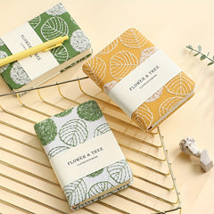 Embroidery Linen Cloth Journal Book Diary Thick Student Office