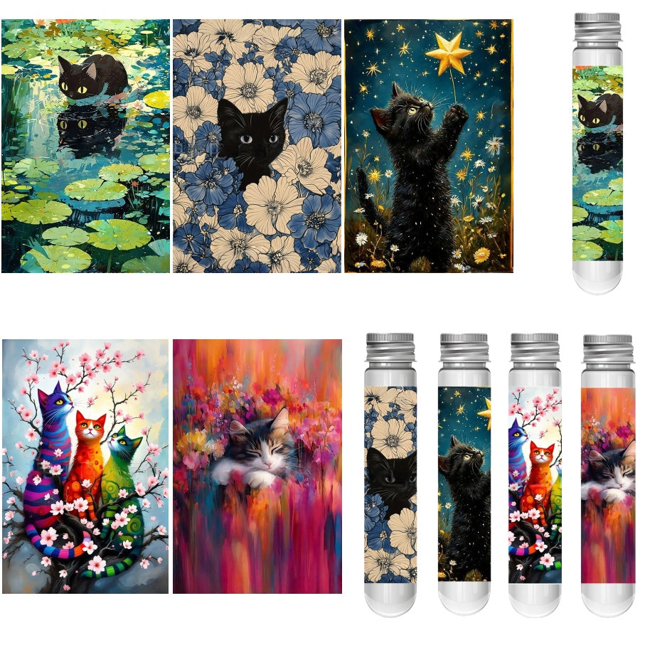 750pcs Test Tube Puzzle Jigsaw Cats Series Home Decor