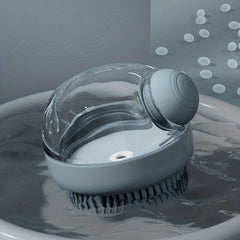 Pet Bath Brush with Soap Dispenser for Dogs and Cats