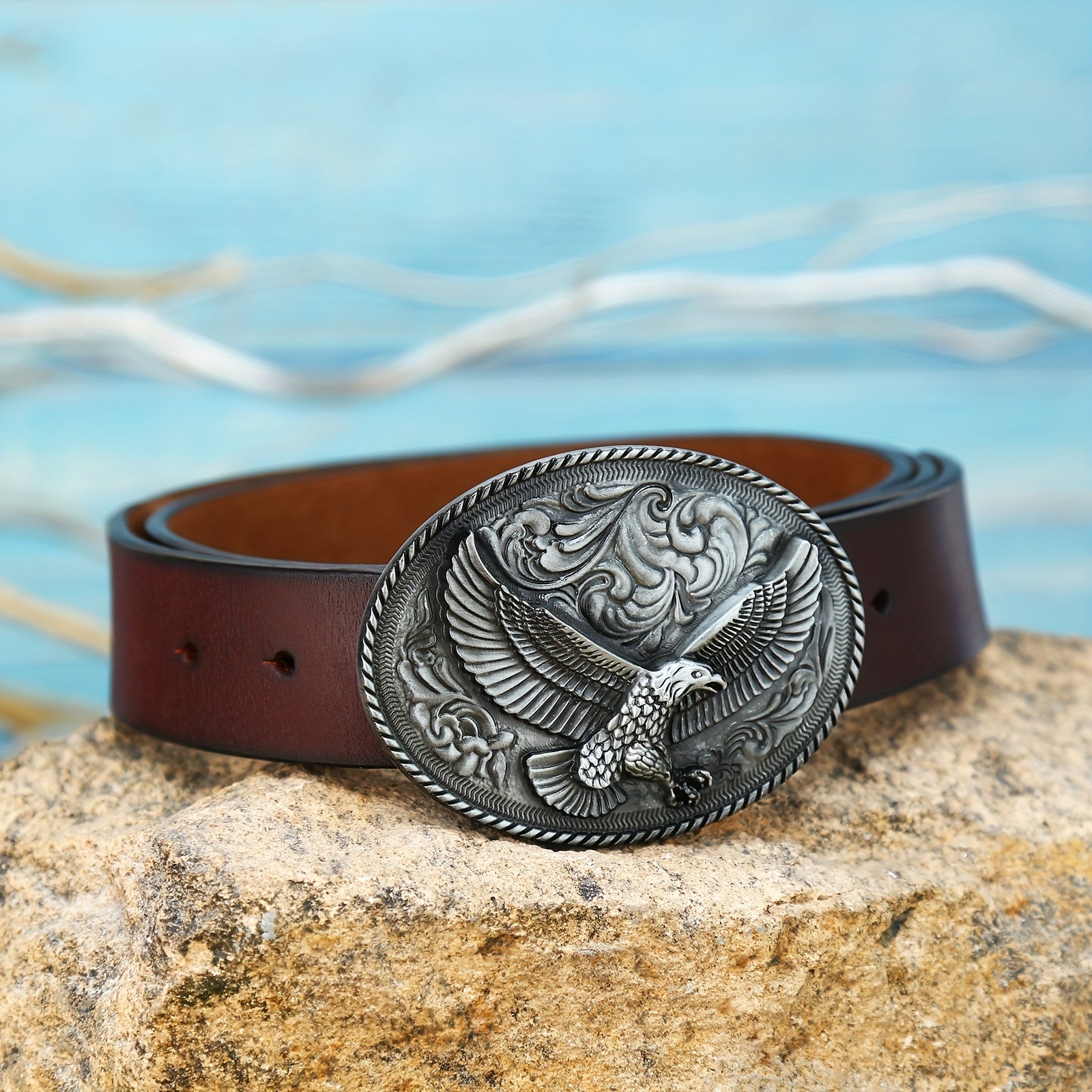 Western Cowboy Eagle Belt Buckle For Men