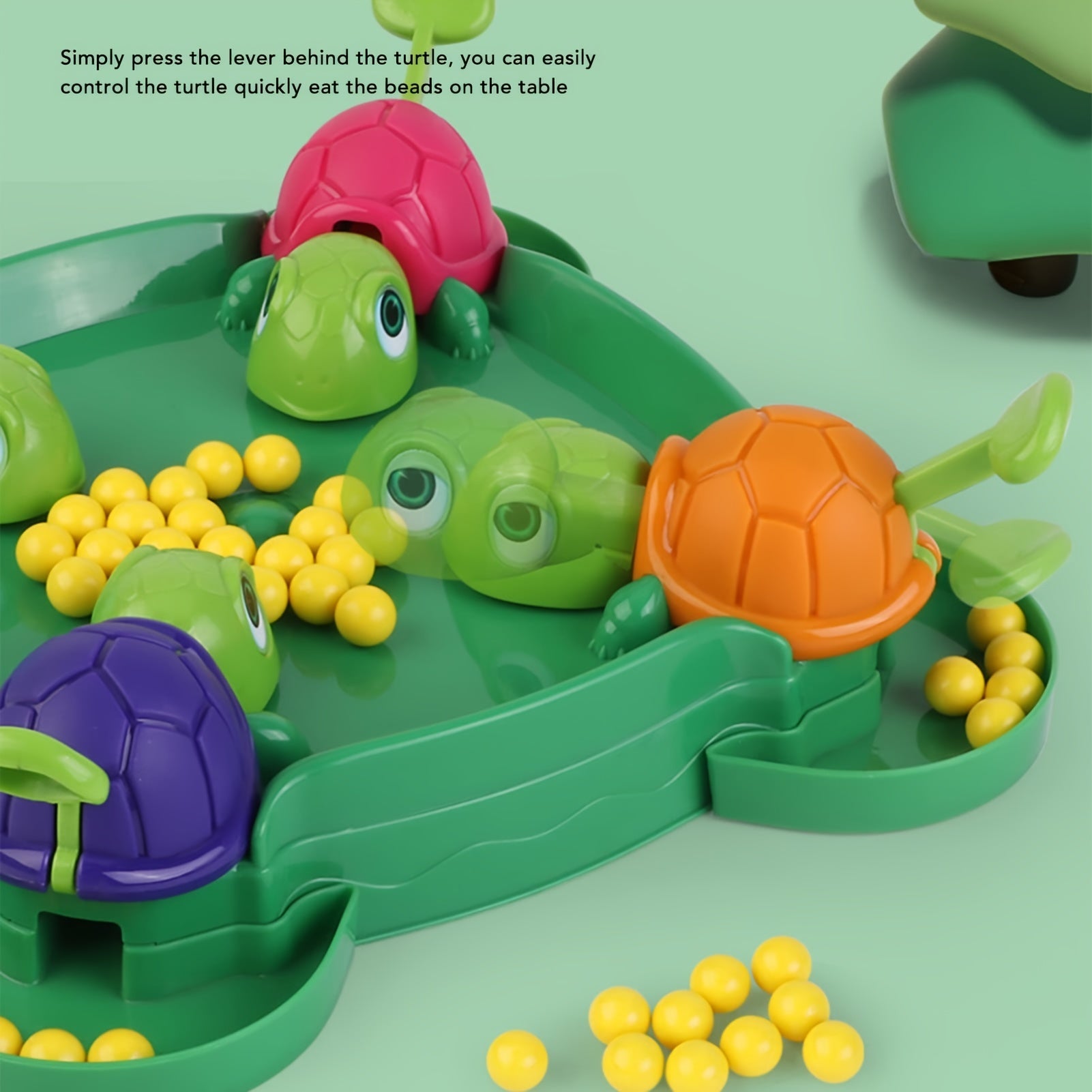 Turtle Bean Eating Toy Multiplayer Puzzle Board Game