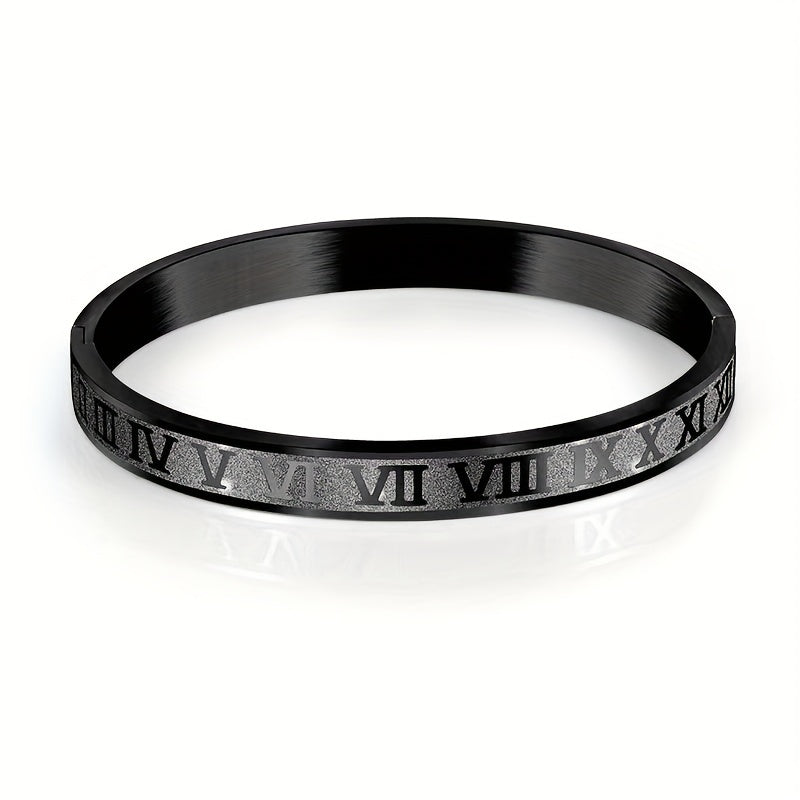 Stainless Steel Golden Men's Bangle