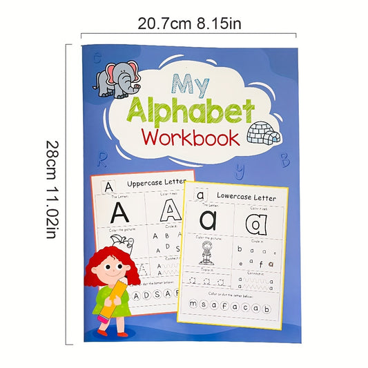 Alphabet Phonics Practice Paper for Preschool Learning - Coloring Book