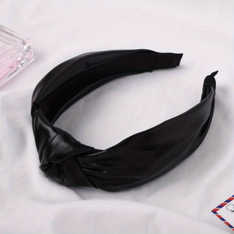 Cross Knotted Headband Wide Brimmed Head Hoop Hair Accessories