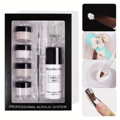 Beginner Acrylic Nail Kit with Acrylic Powder & Liquid Set - Easy to Use