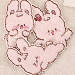 5pcs Rabbit Iron on Patch Clothes Bag Shoe Decor