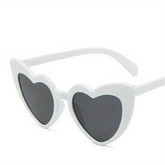 Y2K Heart Sunglasses UV400 Women Men Funny Beach Party Club Glasses