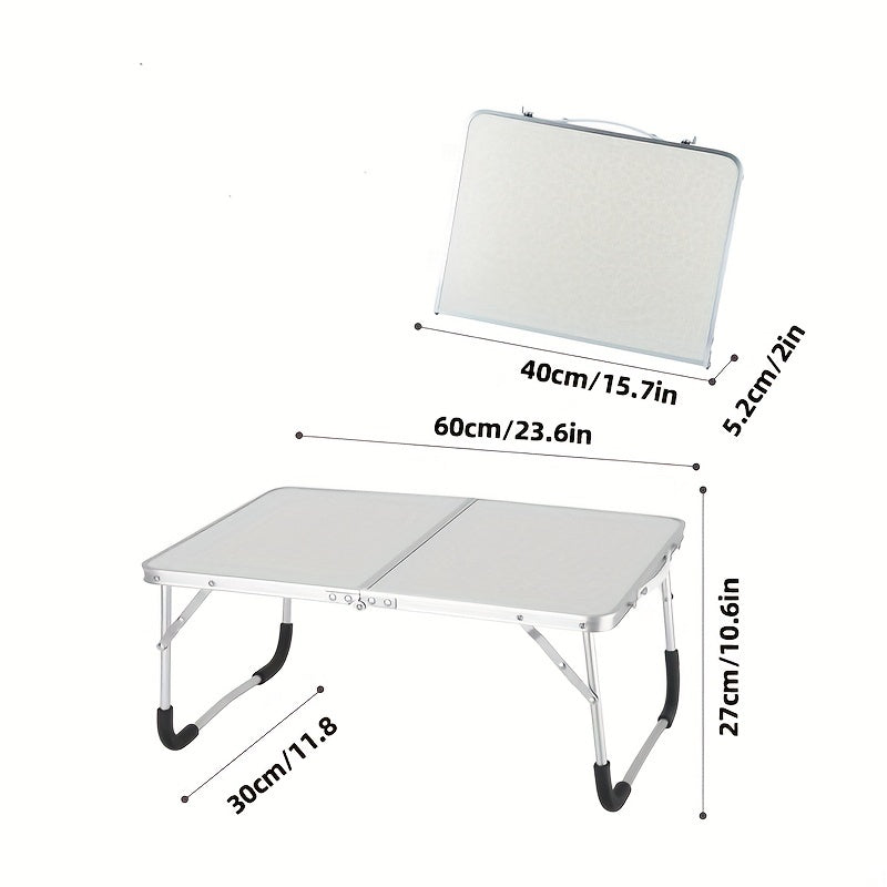 Foldable Laptop Table Bed Dining Space Saving Desk