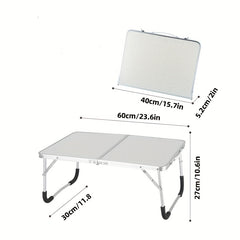 Foldable Laptop Table Bed Dining Space Saving Desk