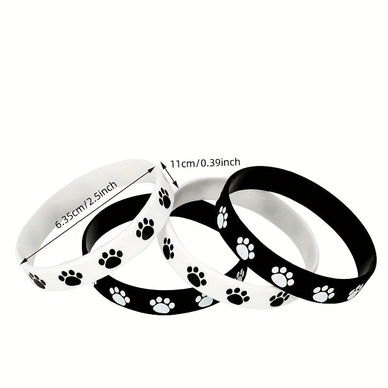 Animal Care Party Rubber Bracelet Cat Claw Silicone Bracelet