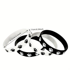 Animal Care Party Rubber Bracelet Cat Claw Silicone Bracelet