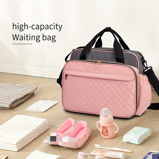 Large Capacity Diaper Bag for On-the-Go Parents