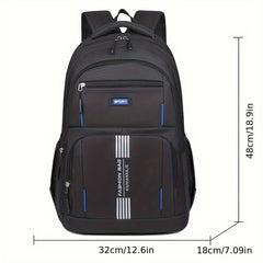 Large Capacity Travel Backpack for Men High School & College Waterproof Laptop C