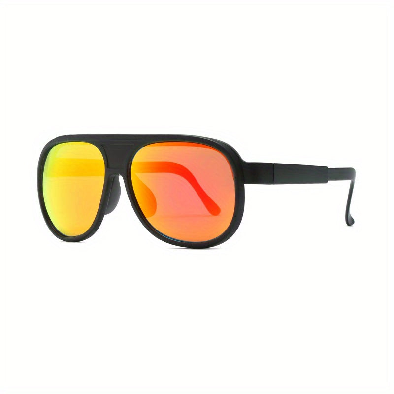 Sunglasses Large Frame Men's UV Protection Sports Outdoor Adjustable Mirror Legs