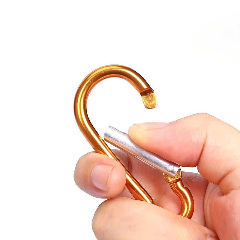 10pcs Aluminum Alloy Carabiner Fast Hanging Buckles for Mountaineering & More