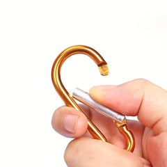 10pcs Aluminum Alloy Carabiner Fast Hanging Buckles for Mountaineering & More