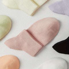 7 Pairs Women's Crew Socks Set Soft & Breathable Stockings