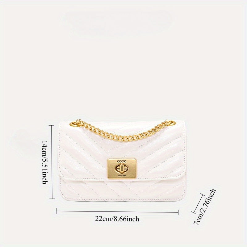Quilted Mini Shoulder Bag for Women Lightweight Stylish Casual Ideal