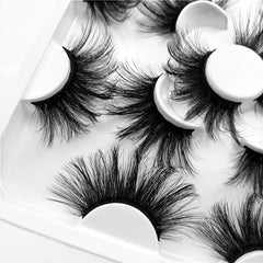 7 Pairs Mink Lashes Dramatic Volume False Eyelashes Full Strip Thick Eyelash