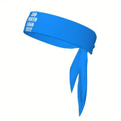 Customizable Sports Headband Stretchy Moisture Wicking Non Slip
