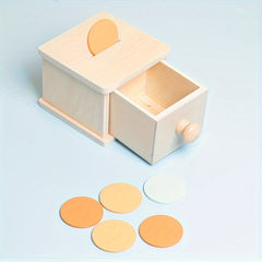 Montessori Coin&Ball Box Toys Object Permanence Toys For Toddlers